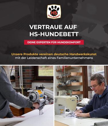 Ортопедичне ліжко для собак Shadow Deluxe S (60x75 см) з Memory Foam – Зручне, з антиковзким покриттям, миється – Німецька якість