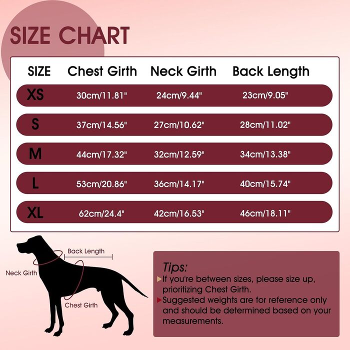 Пуловер для собак на Новий Рік, теплий трикотажний пуловер для собак та котів, зимовий одяг для тварин, найтепліший пуловер з коміром-стійкою (XL, Бордовий)