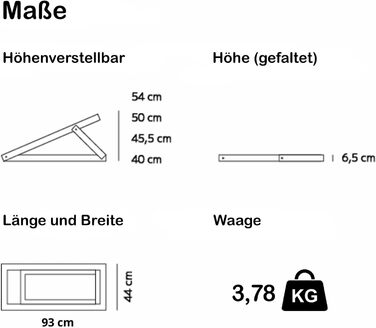 Рампа для собак і котів | Дерев'яна складана рамка для підйомів на ліжко/диван/в автомобіль | Natural