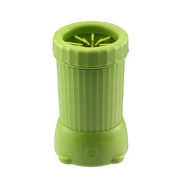 Автоматичний очисник лап для собак | Автоматичний мийник лап PAW, портативний пристрій для догляду за котами, USB-пристрій для миття лап для брудних кігтів, зелений