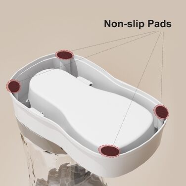 Автоматична годівниця та поїлка для котів і собак Gardner Pet, 3,85 л, без електрики, BPA Free, з нержавіючою чашею, гравітаційний дозатор води, для середніх і великих домашніх тварин, біла