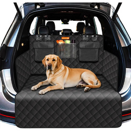 Захист для багажника автомобіля Alfheim для собак - водонепроникний килимок з міцного матеріалу, неслизький, з боковим захистом, чорний. Підходить для авто, позашляховиків, вантажівок
