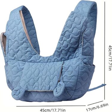 Рюкзак для кота | Дихаючий та м'який з кишенями, переноска для маленьких собак та кошенят, для прогулянок, подорожей, кемпінгу та верхової їзди (Сапфір)