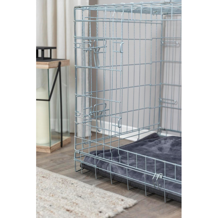 Клітка для собак TRIXIE Home S, 64x54x48 см, металева, складана, 2 двері, з піддоном
