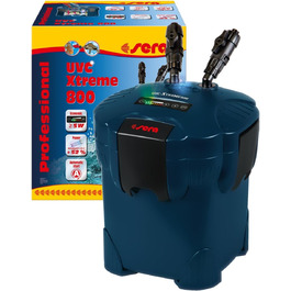 Зовнішній фільтр sera UVC-Xtreme 800 з UV-C лампою, електронне керування, для акваріумів до 800 л, енергоощадний