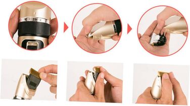 Ножиці для собак Beavorty з керамічним лезом, R-подібний кут, тиха та потужна модель для безпечного догляду за шерстю