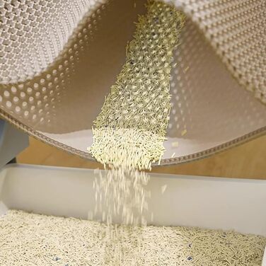 Килимок для котячого туалету ERHAOG, 75 x 55 см, двошаровий, вологостійкий