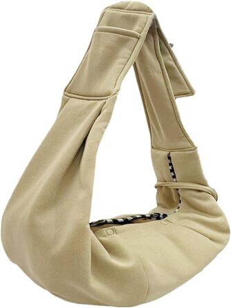 Сумка-переноска для собак, дихаюча, з регульованими ременями, хакі | Зручна переноска для собак, прогулянок та активного відпочинку