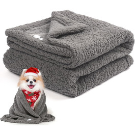 Водонепроникний коврик для собак Mora Pets, Extra Dick & Super Warm, 203x152 см, сірий. Легко прати, підходить для великих собак.