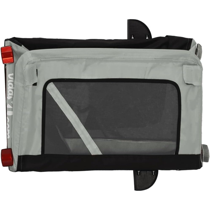 Фahrрадіальний причіп для домашніх тварин, 63 x 123 x 66 см, сірий