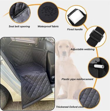 Автомобільний лежак для собак та котів: переноска, сумка-гамак, водонепроникний кошик для тварин