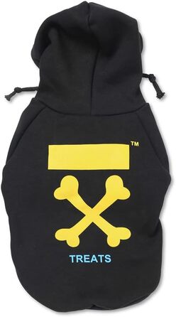 Жовтий теплий зимовий одяг для собак, курточка-худі для маленьких порід (Шнауцер, Коргі, Французький бульдог, Тедді) XXL