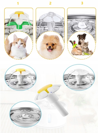 Поїлка-фонтан Save metal, 2400 мл