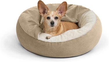 Ліжко для кота та собаки Cozy Cuddler Ilan від Sheri, з кріпленням ковдри, блакитне, 61 x 61 см