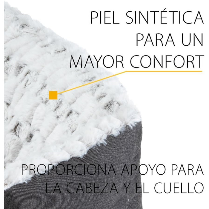 М'яке ліжко для собак та котів Ferplast: комфортне та зручне, 91 x 72 x 19 см / 55 x 48 x 18 см