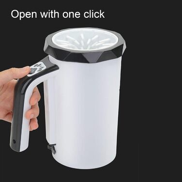 Автоматичний мийка лап для собак, портативне аксесуар для чищення, розділена, ручна, перезаряджувана, потужна мийка лап для собак середніх та великих порід