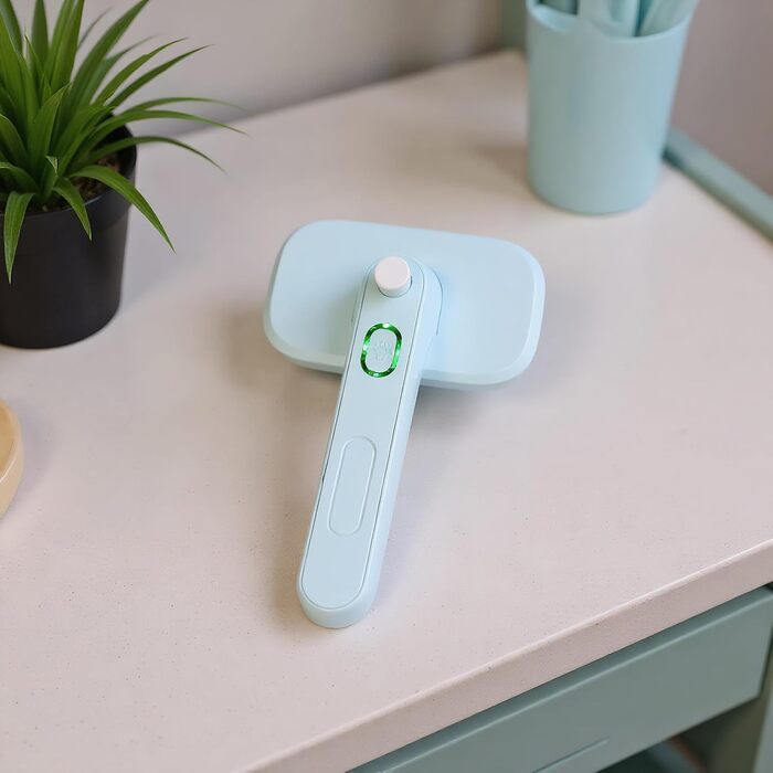 Щітка для собак проти випадання шерсті | Самоочисна щітка для тварин | Антистатична, для видалення підшерстка | Розчісування, масаж, видалення ковтунів