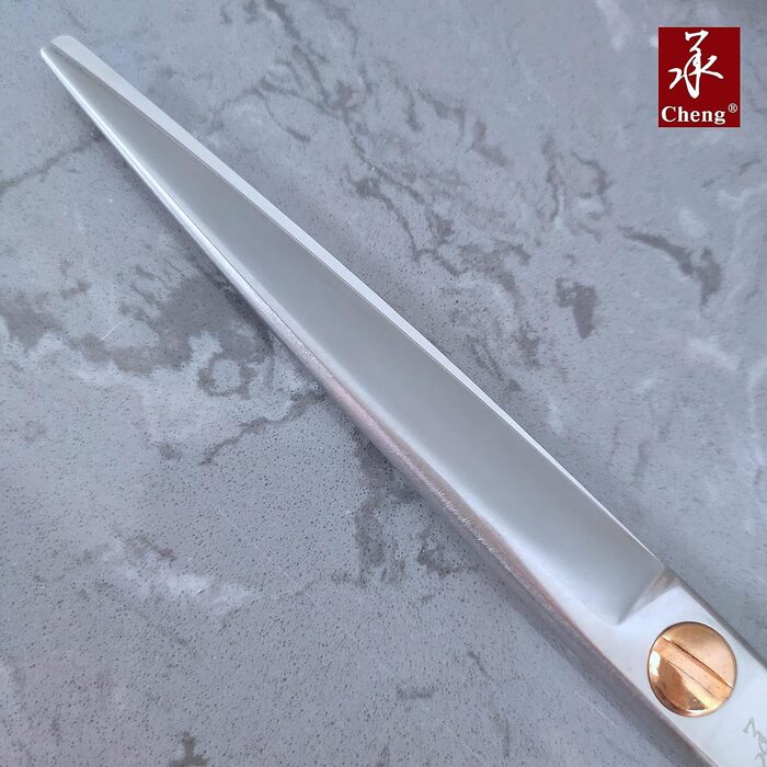 Професійна ножиця для грумінгу тварин Cheng BF-75 з нержавіючої сталі, 19,1 см, безпечна та надійна