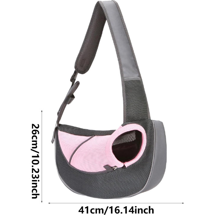 Сумка-переноска для собак та котів | Дихаюча сумка-рюкзак Oxford для маленьких тварин | Складана переноска з регульованим ременем для цуценят, собак та котів (Блакитна)