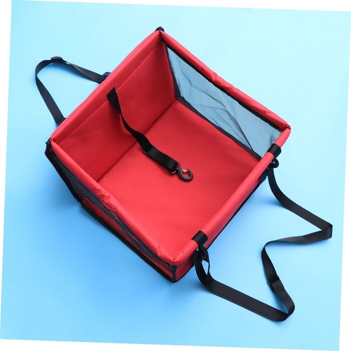 Сумка-переноска для собак та котів TOYANDONA для автомобіля, дихаюча, з ременем безпеки та регульованим поводом, як переноска для тварин