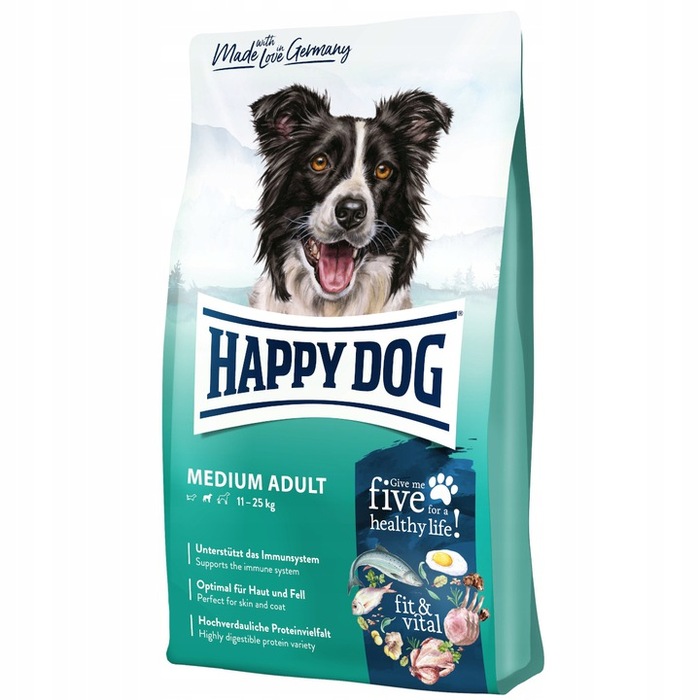 Сухий корм для собак Happy Dog fit & vital Medium Adult, 12 кг
