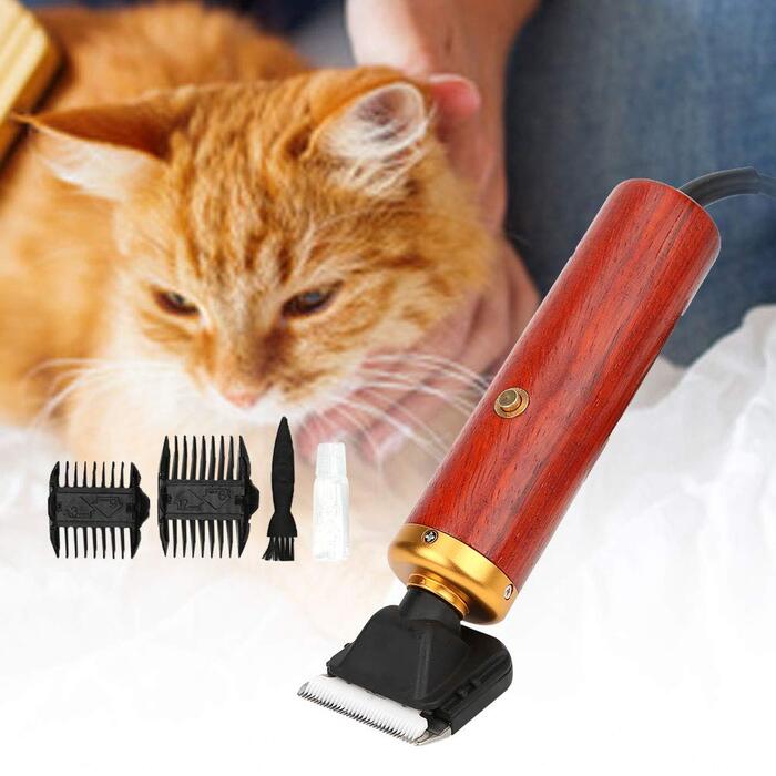 Електрична машинка для стрижки собак та котів, професійна, безшумна, акумуляторна, для догляду за домашніми тваринами (EU Plug)