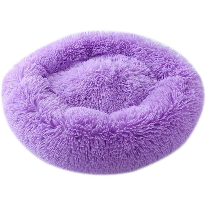 Кімната для домашніх тварин у формі пончика: ліжко для собак, ліжко для котів, гніздо для тварин, м'яке ліжко для котів та маленьких собак (60 см, Волетт)