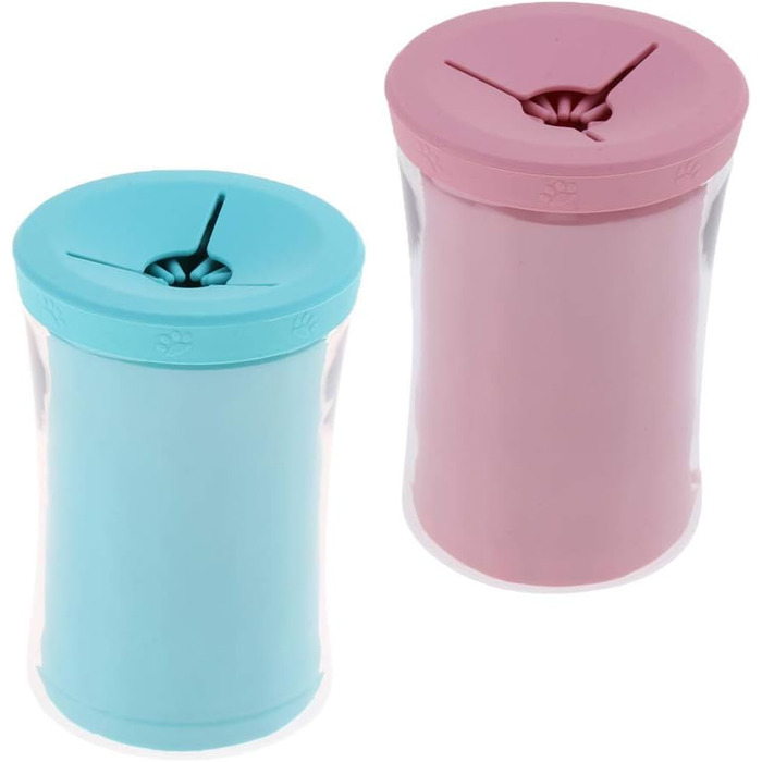 Портативні очищувачі лап для собак - 2 шт. Мийний стаканчик для лап домашнім тваринам