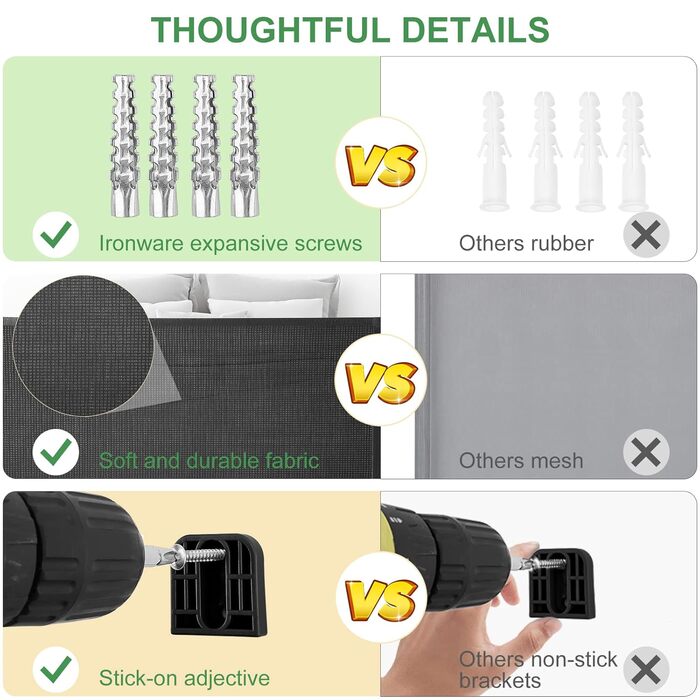 Захист для дверей MYPIN - висувна сітка, 0-140 см. Захист для собак, дітей. Чорний колір.