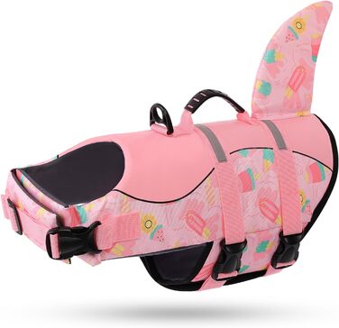 Жилет рятувальний для собак Queenmore, XXL, BabyRosa, водонепроникний, для великих собак