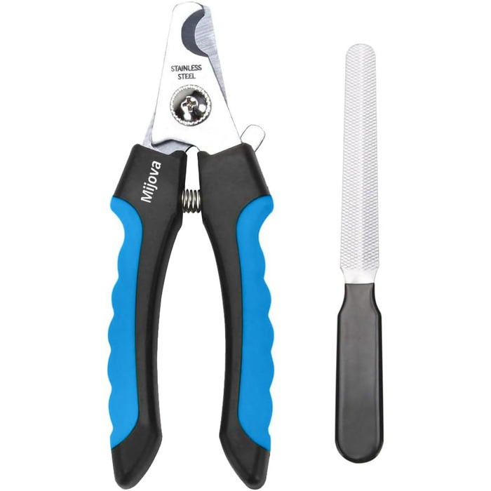 Професійний кусачки для собак та котів, безпечні кусачки для догляду за нігтями, блакитні