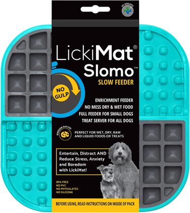 INDUSTRIPET Lickimat Slomo - годівниця для котів, бірюзовий