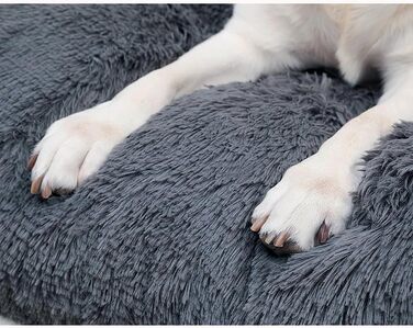 М'яке ліжко для собак, корзина для домашніх тварин, ліжко для собак, диван для собак, подушка для собак, килимок для собак, рожевий, 94x63 см