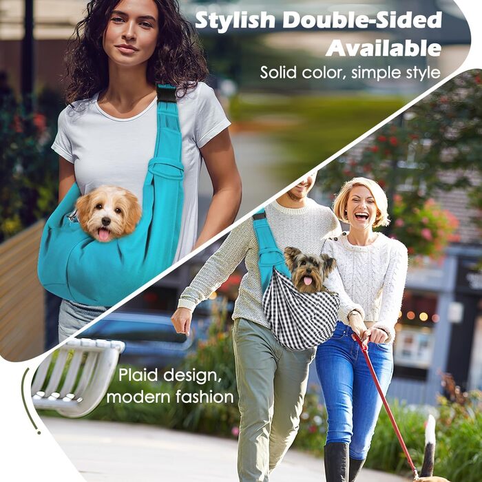 Pawaboo Сумка-переноска для собак та котів, блакитна, до 5.5 кг