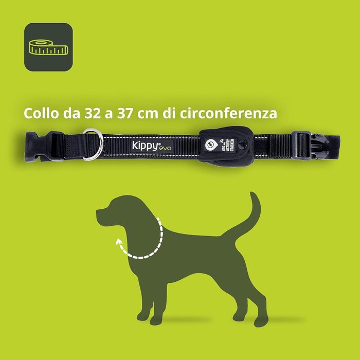 Нашийник для собак Кіппі EVO: м'який, зручний, світловідбиваючий, для маленьких собак (XS)