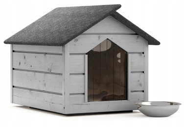 Будник для собак DogHouse, дерево, зовнішні розміри: 80 см x 64 см x 61 см