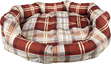 М'яке ліжко для котів та собак середніх розмірів Bestlivings, ліжко для тварин, зносостійке, миється, різні дизайни (80x65 см, клітинка)