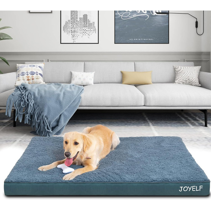 Килимок для собак Joyelf середнього розміру, 76 x 51 x 7.5 см, водонепроникний, знімний, для собак маленьких та середніх порід