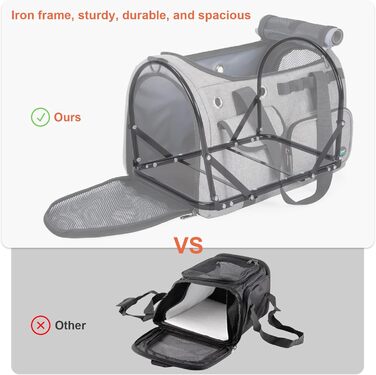 Транспортна переноска для кота Ownpets, складна, 45x30x31 см