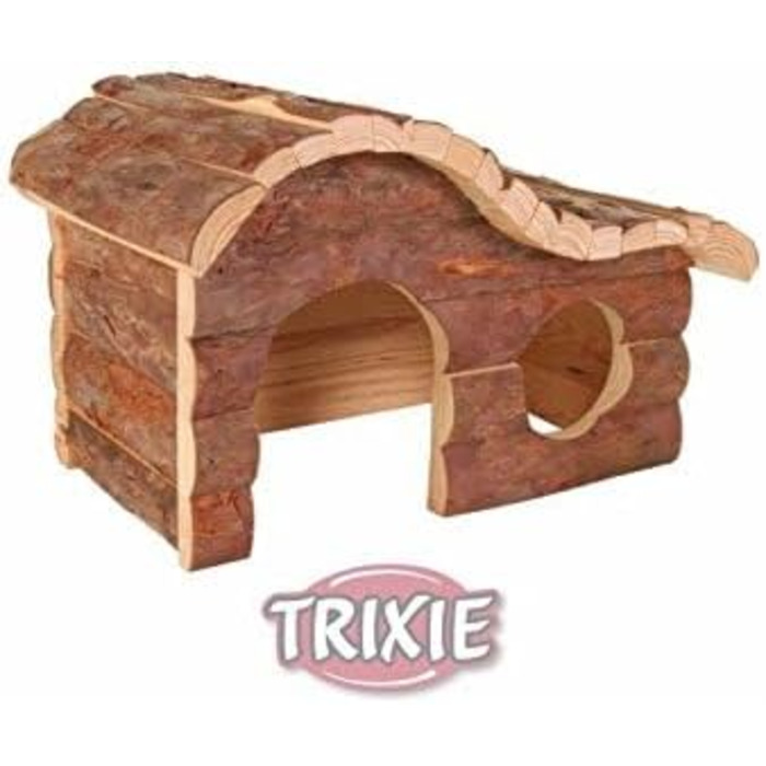 Будиночок для гризунів Trixie Natural Living Haus Hanna, дерево, 43×22×28 см (коричневий, 31×19×19 см)