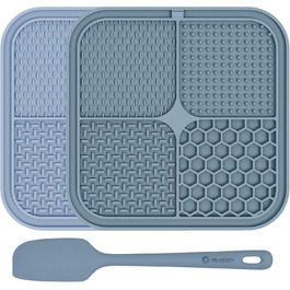 Килимок для повільного годування собак та котів з присосками, 2 шт. - проти нудьги та тривоги