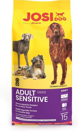 Сухий корм для дорослих собак JosiDog Adult Sensitive з птицею, 15 кг