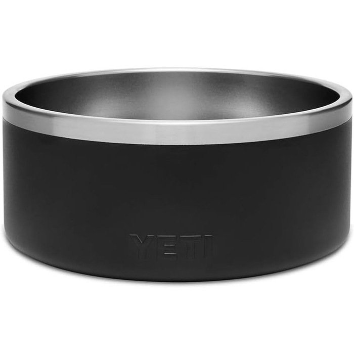 YETI Boomer 8 - Миска для собак з нержавіючої сталі, чорна, 1.8 л, протиковзна