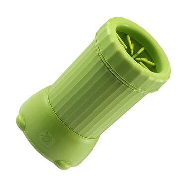 Автоматичний очисник лап для собак, електричний, USB, зелений