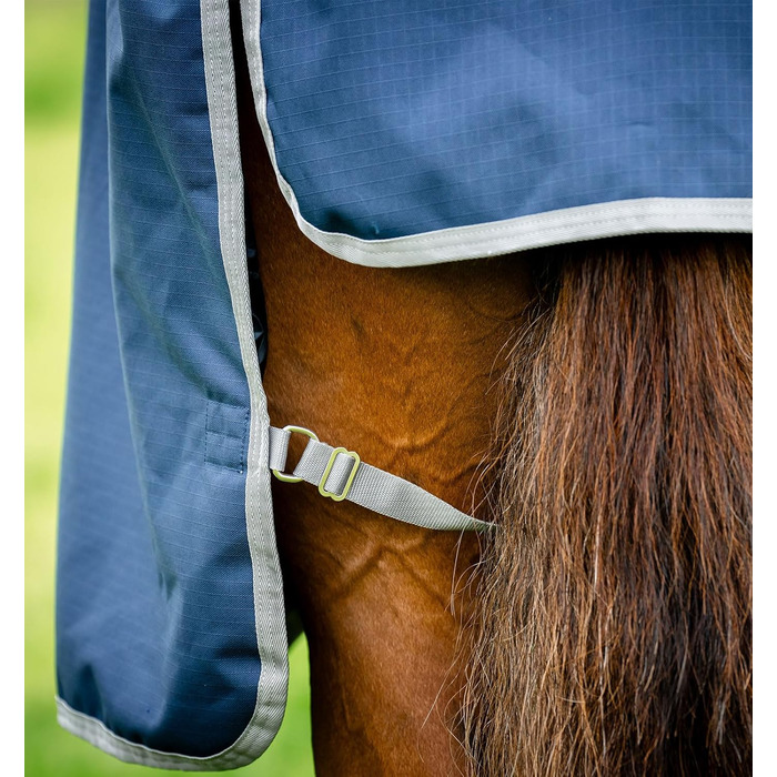 Попона для коней Horseware Amigo Ripstop 900D Lite без підкладки (0г), темно-синя/сіра, розмір 155 см (6'9