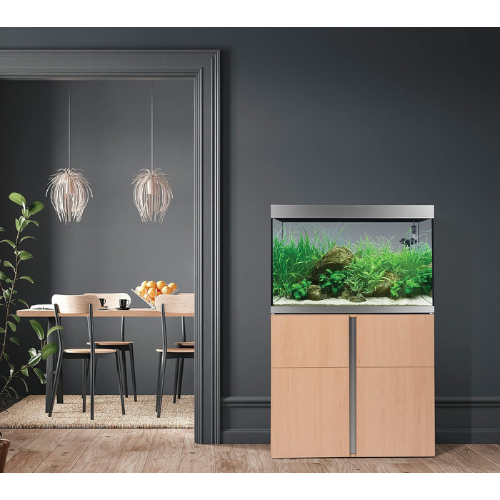 Набір акваріум Fluval Siena 160, 166 л з тумбою, білий (бук)