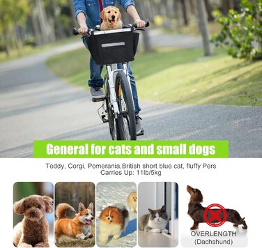 Фарбований кошик на кермо велосипеда Lixada з алюмінію (35 x 25 x 5 см)