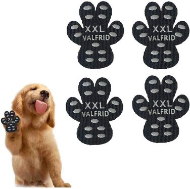 Захист лап для собак Anti-Rutsch: 40 шт. Силіконові наклейки проти ковзання, XXL (6.3*7см, 27.1-36кг)
