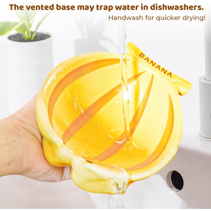 Котлован для котів TIGOADT, керамічний, піднятий, рожевий, з дизайном банана