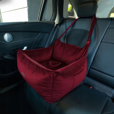 Автомобільний автокрісло-переноска для великих собак Huggy Doggy XXL, чорний (для лабрадорів та інших великих порід)